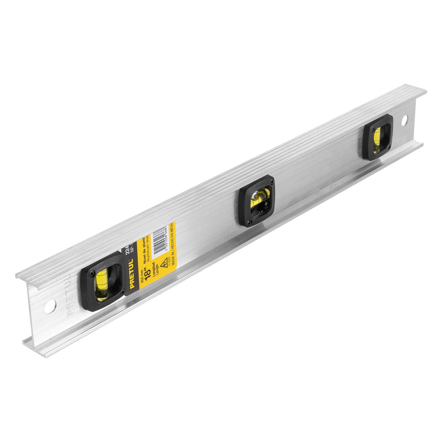 Nivel de 18' con cuerpo de aluminio, Pretul Caja con 6, 22458