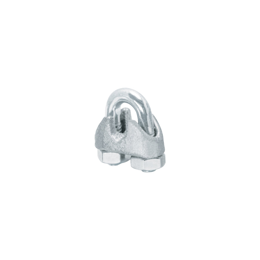Bolsa c/50 nudos (perros) de hierro p/cable de 3/16', Fiero, 40705