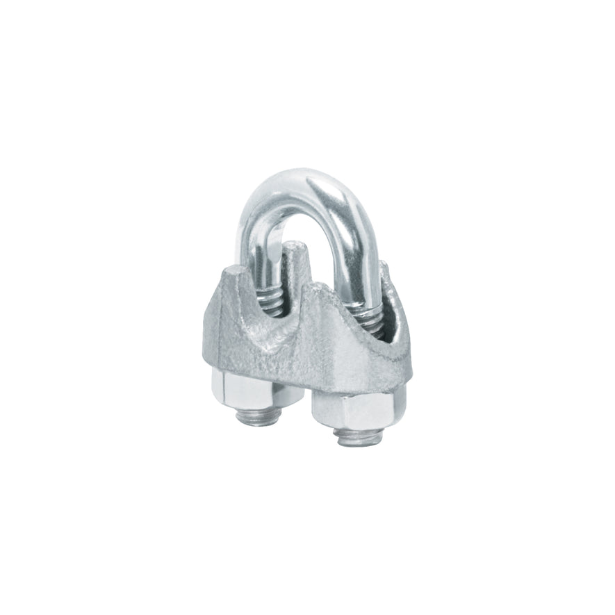 Bolsa c/25 nudos (perros) de hierro p/cable de 5/16', Fiero, 40707