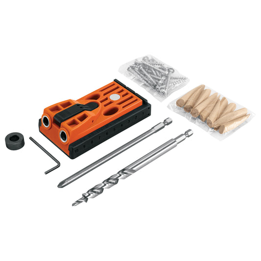 Juego de plantilla para uniones ocultas con dos tornillos, 102596