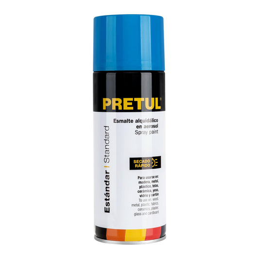 Pintura en aerosol, azul holandés, 400ml, Pretul Caja con 4, 27178