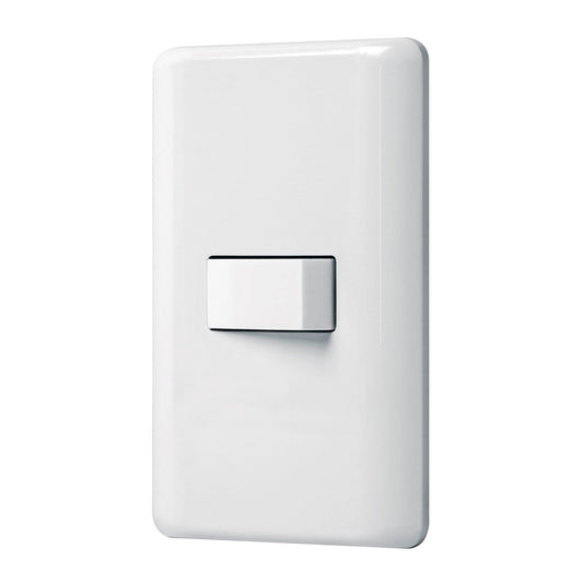 Placa armada con 1 interruptor sencillo, Volteck Basic Caja con 10, 25078