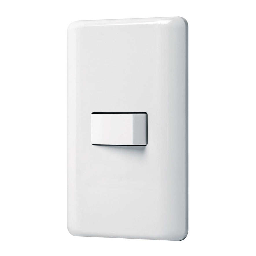 Placa armada con 1 interruptor sencillo, Volteck Basic Caja con 10, 25078