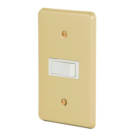 Placa armada con interruptor sencillo, línea Económica Caja con 3, 46386