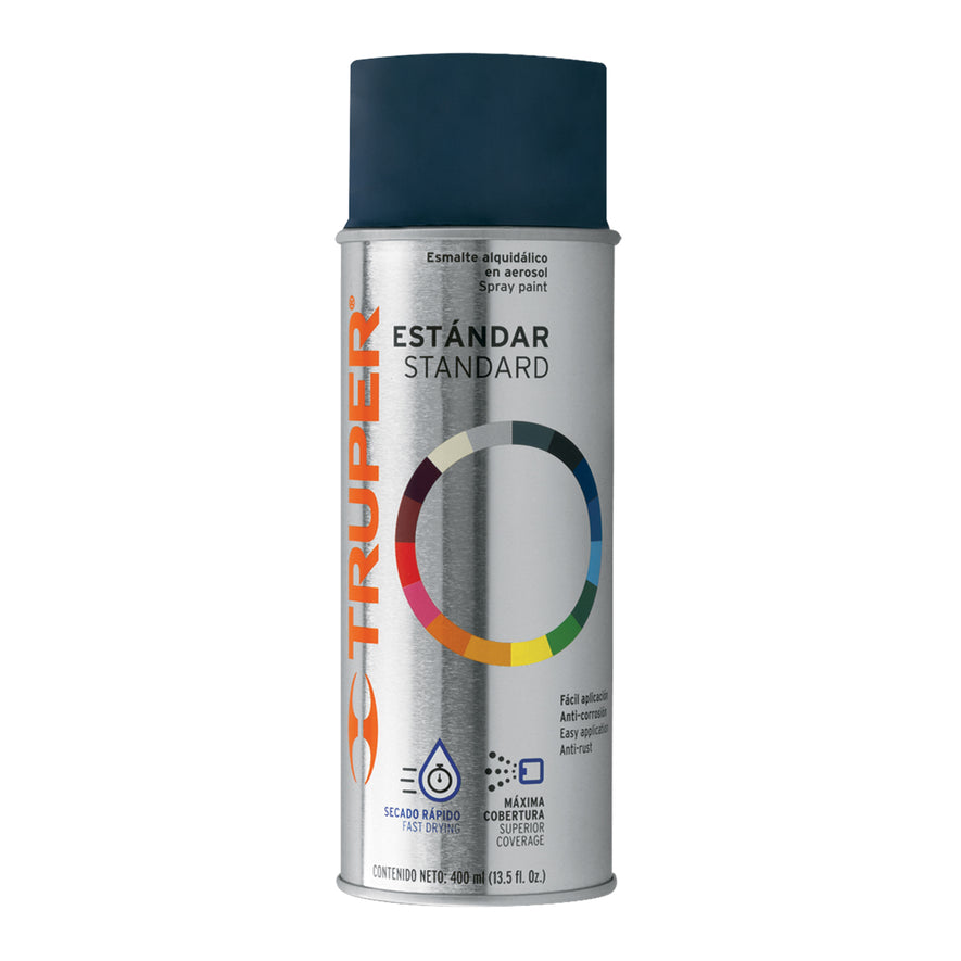 Pintura en aerosol, azul ultramar, bote tradicional, 400ml Caja con 6, 102826