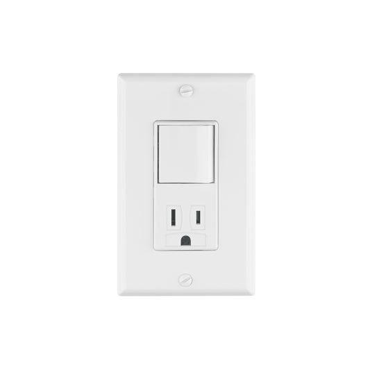 Placa armada contacto e interruptor Classic, Volteck Caja con 3, 40018