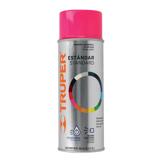 Pintura en aerosol, rosa mexicano, bote tradicional, 400 ml Caja con 6, 102804