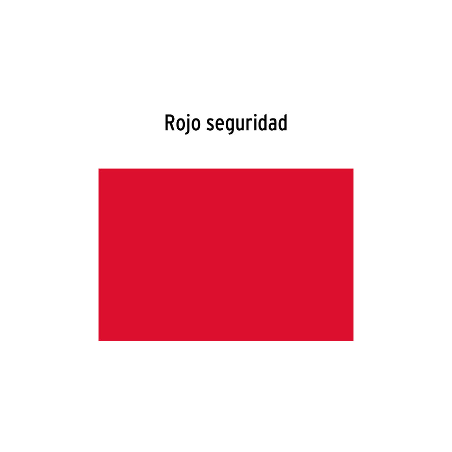 Pintura en aerosol, rojo seguridad, bote tradicional, 400 ml Caja con 6, 102802