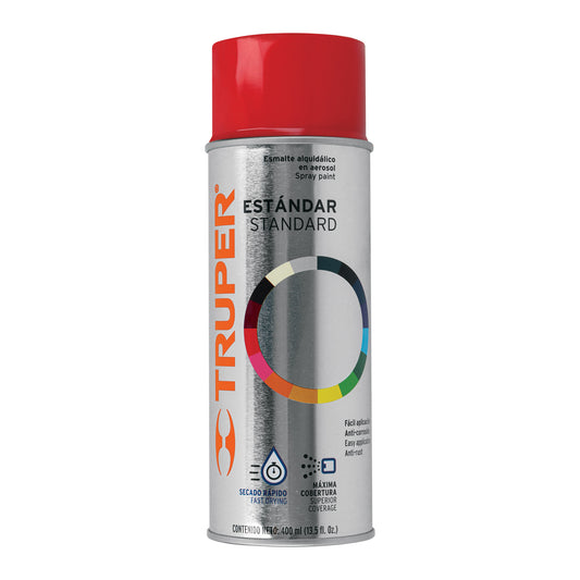 Pintura en aerosol, rojo taxi, bote tradicional, 400 ml Caja con 6, 102839