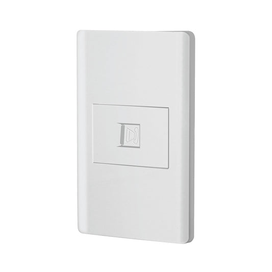 Placa armada blanca 1 toma para teléfono 1.5 mód, Lisboa Caja con 3, 47964