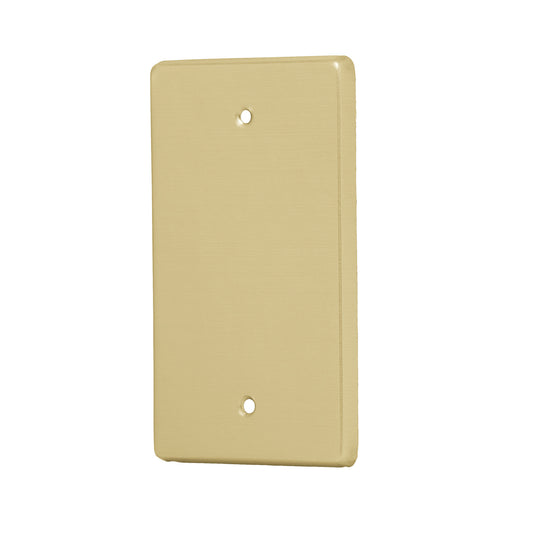 Placa ciega, de aluminio, línea Standard, Volteck Caja con 10, 46402