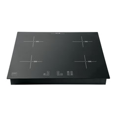 Parrilla inducción empotrable 60cm, 4 quem, vidrio, Riviera, 46916