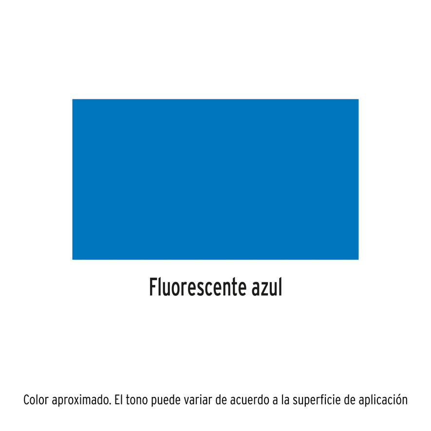 Pintura en aerosol, azul neón, bote esbelto, 400 ml Caja con 4, 12061