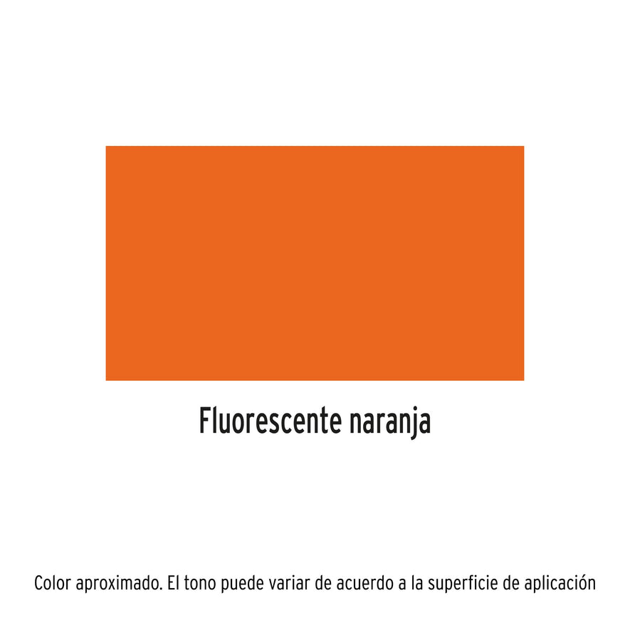 Pintura en aerosol, naranja neón, bote esbelto, 400 ml Caja con 4, 19072