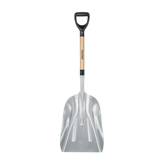 Pala sanitaria cabeza #15 de aluminio, puño 'Y', mango 27', 17232