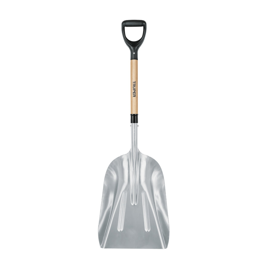 Pala sanitaria cabeza #15 de aluminio, puño 'Y', mango 27', 17232