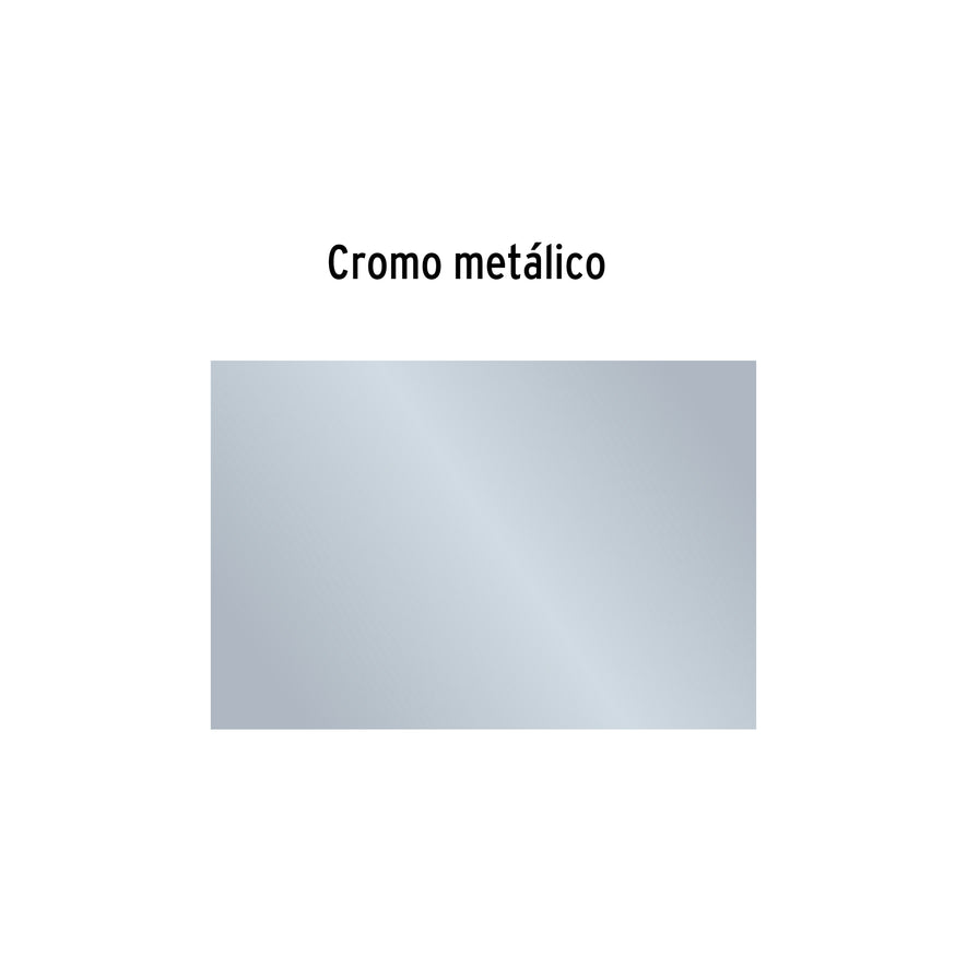 Pintura en aerosol, cromo metálico, bote tradicional, 400 ml Caja con 6, 102842
