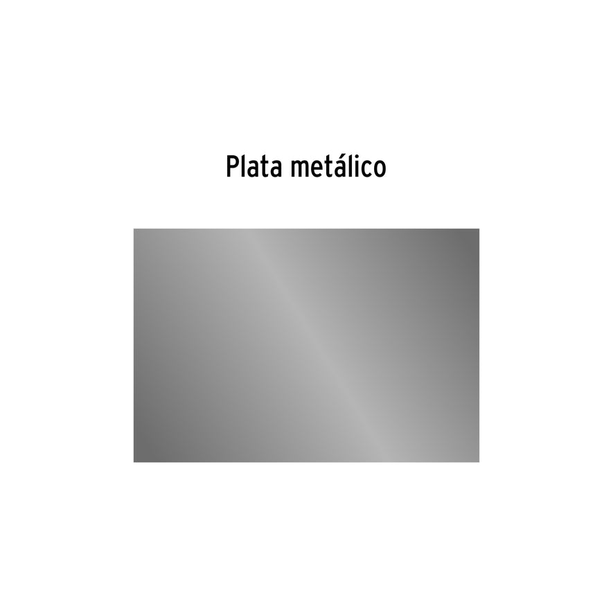 Pintura en aerosol, plata metálico, bote tradicional, 400 ml Caja con 6, 102843