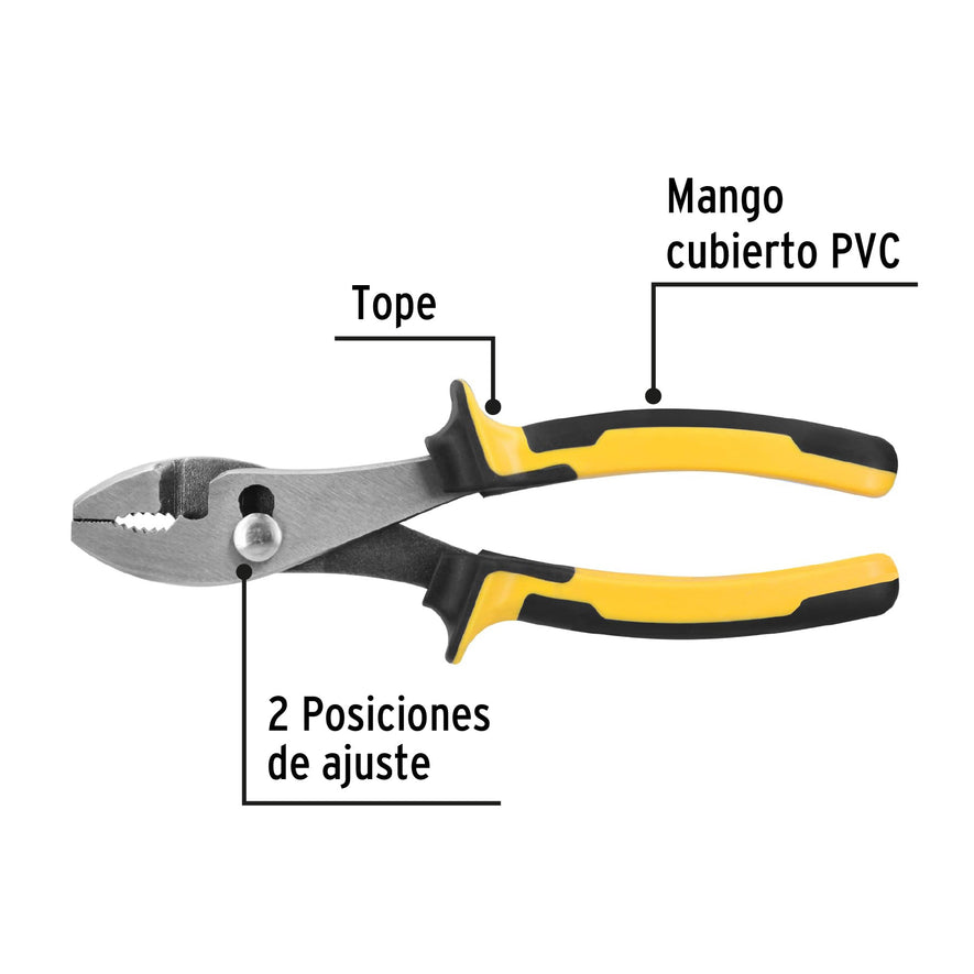 Pinza de chofer 8' mango Comfort Grip, Pretul Caja con 6, 22673