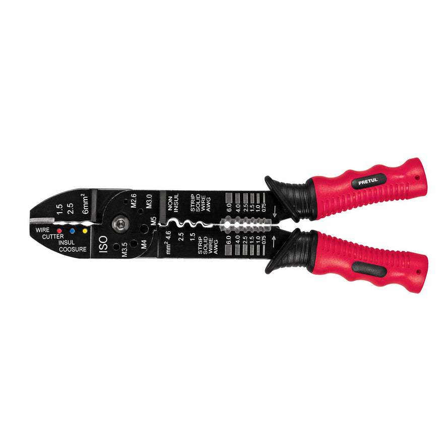 Pinza 9' pela cables, 18 a 10 AWG, PRETUL Caja con 6, 22710