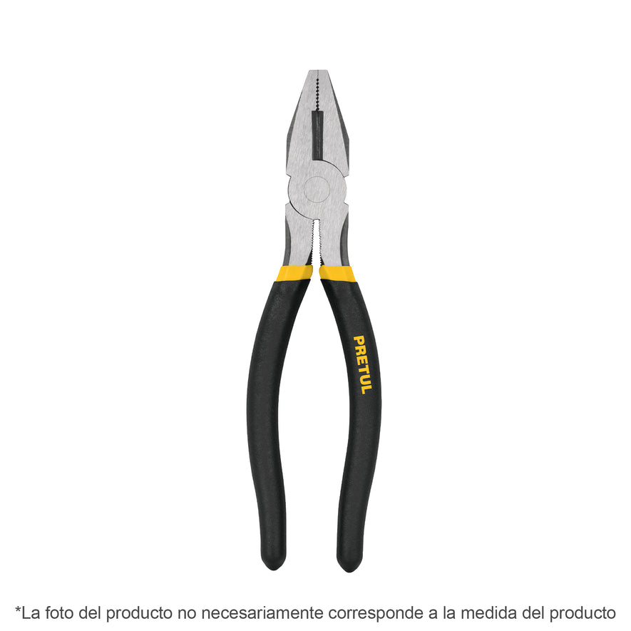 Pinza para electricista 7' mango de PVC, Pretul Caja con 6, 22603