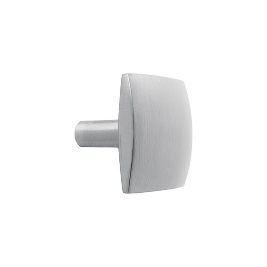 Perilla metálica estilo 'Burgos' acabado niquel satinado Caja con 12, 45828