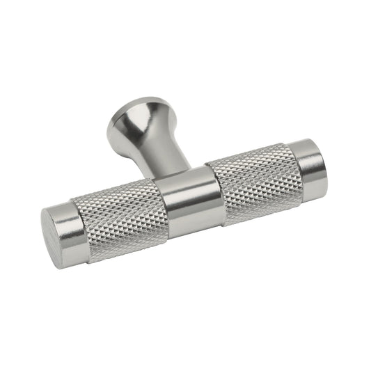 Perilla metálica estilo ' Segovia', niquel satinado, Hermex Caja con 12, 45831