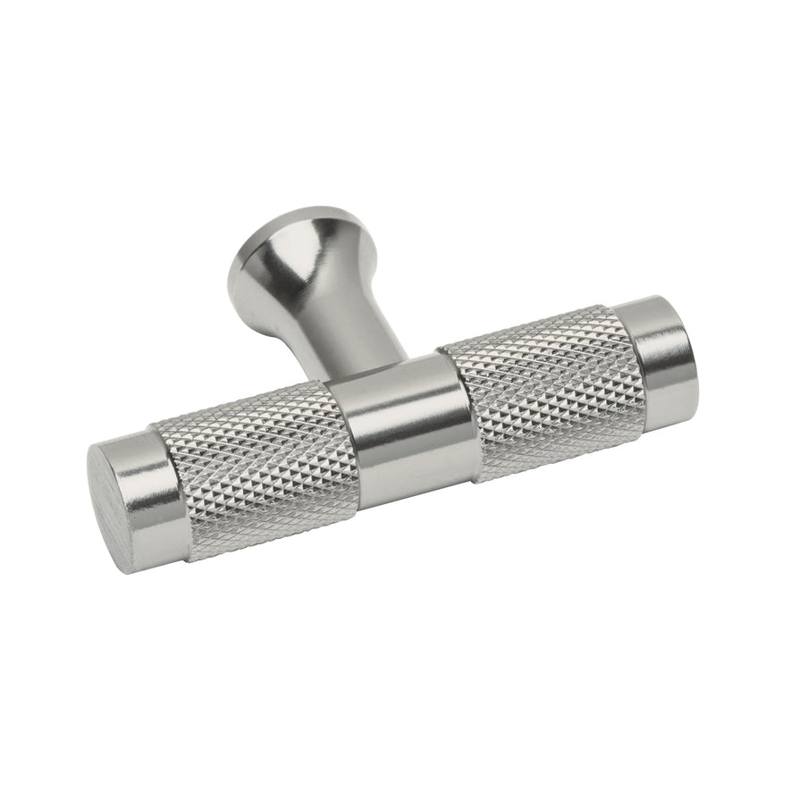 Perilla metálica estilo ' Segovia', niquel satinado, Hermex Caja con 12, 45831