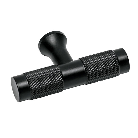 Perilla metálica estilo 'Segovia', negro, Hermex Caja con 12, 45830