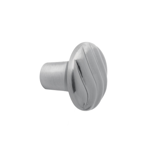 Perilla metálica estilo 'Toledo', niquel satinado, HERMEX Caja con 12, 45834