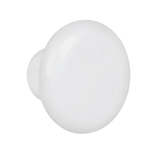 Perilla cerámica blanca, Hermex Caja con 12, 43820