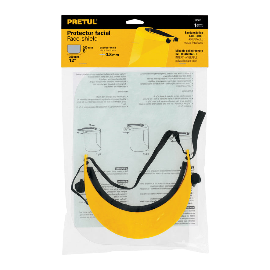 Protector facial, Pretul Caja con 8, 26007