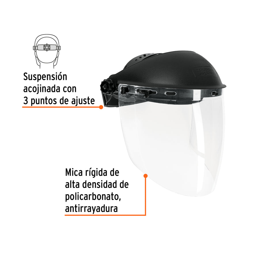 Protector facial Truper Expert Caja con 2, 101260