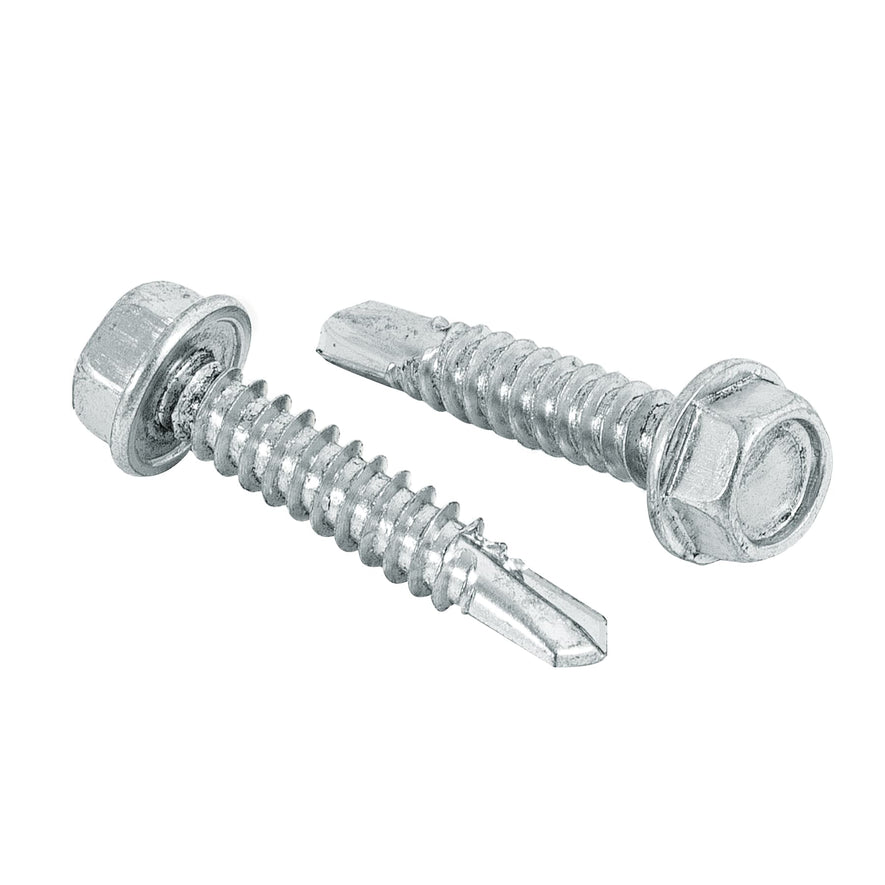 Bolsa con 50 pijas 1-1/4' cabeza hexagonal, punta de broca Caja con 6, 44402