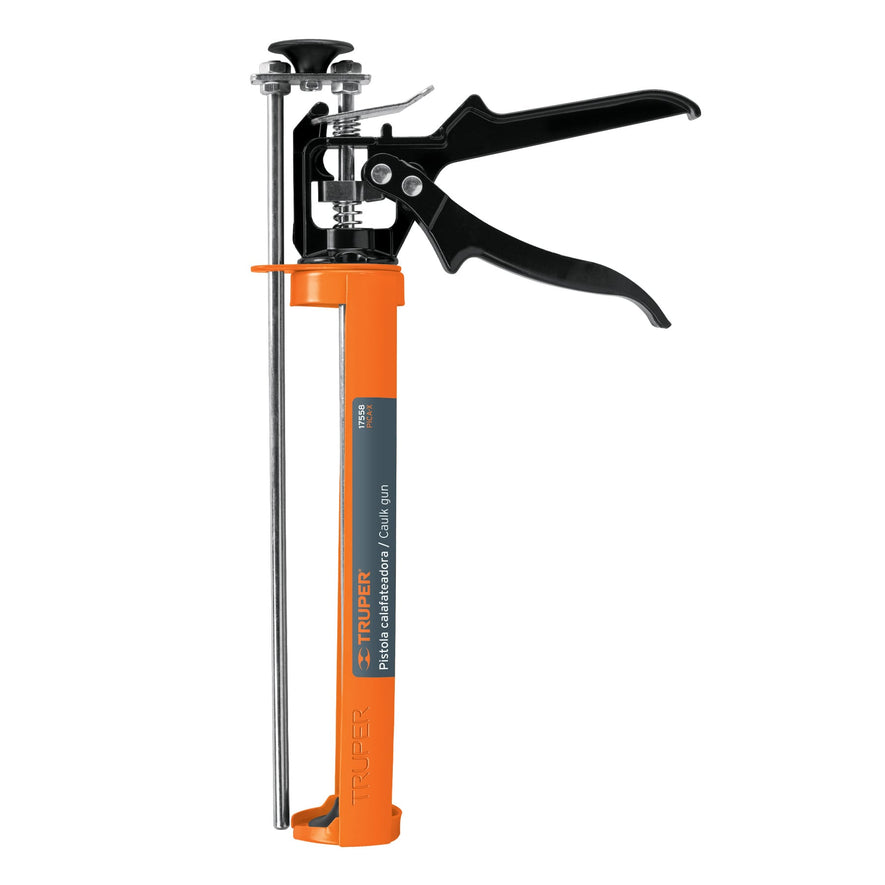 Pistola calafateadora tipo esqueleto, reforzada, Truper Caja con 4, 17558