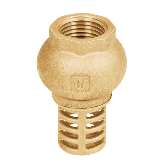 Pichancha tipo check de latón, 1/2', Foset Caja con 6, 49060