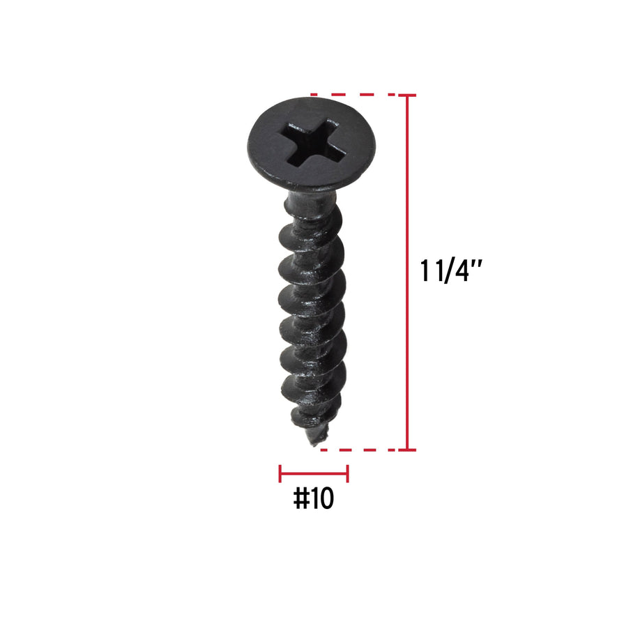 Bolsa con 100 pijas #10' x 1-1/4' multiusos, Fiero Caja con 6, 48692