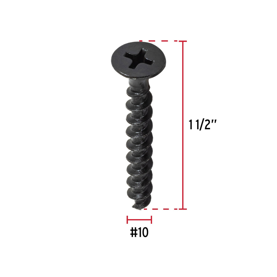 Bolsa con 100 pijas #10 x 1-1/2' multiusos, Fiero Caja con 6, 44349