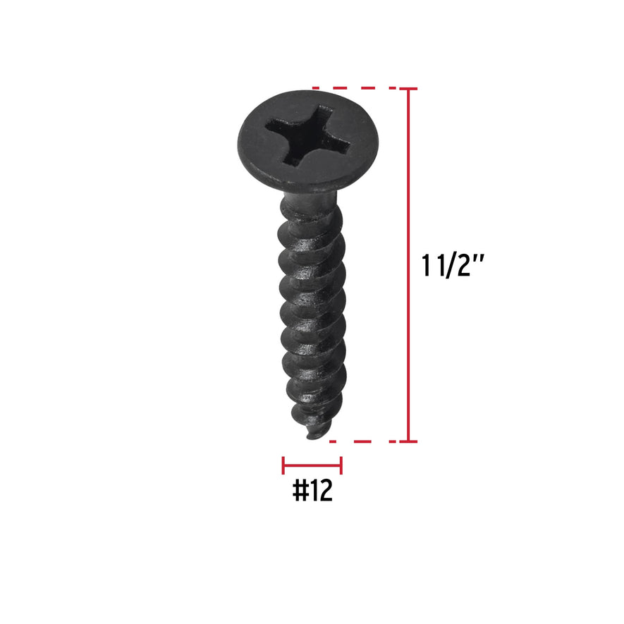 Bolsa con 100 pijas #12 x 1-1/2' multiusos, Fiero Caja con 6, 48697