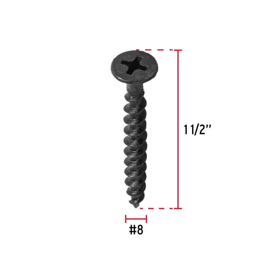 Bolsa con 100 pijas #8 x 1-1/2' multiusos, Fiero Caja con 6, 44345