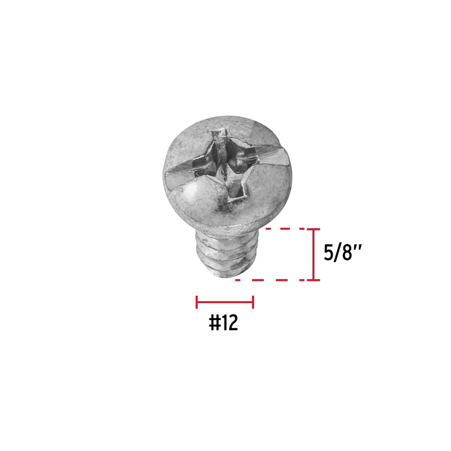 Bolsa con 100 pijas para lámina, #12 x 5/8', Fiero Caja con 6, 48730