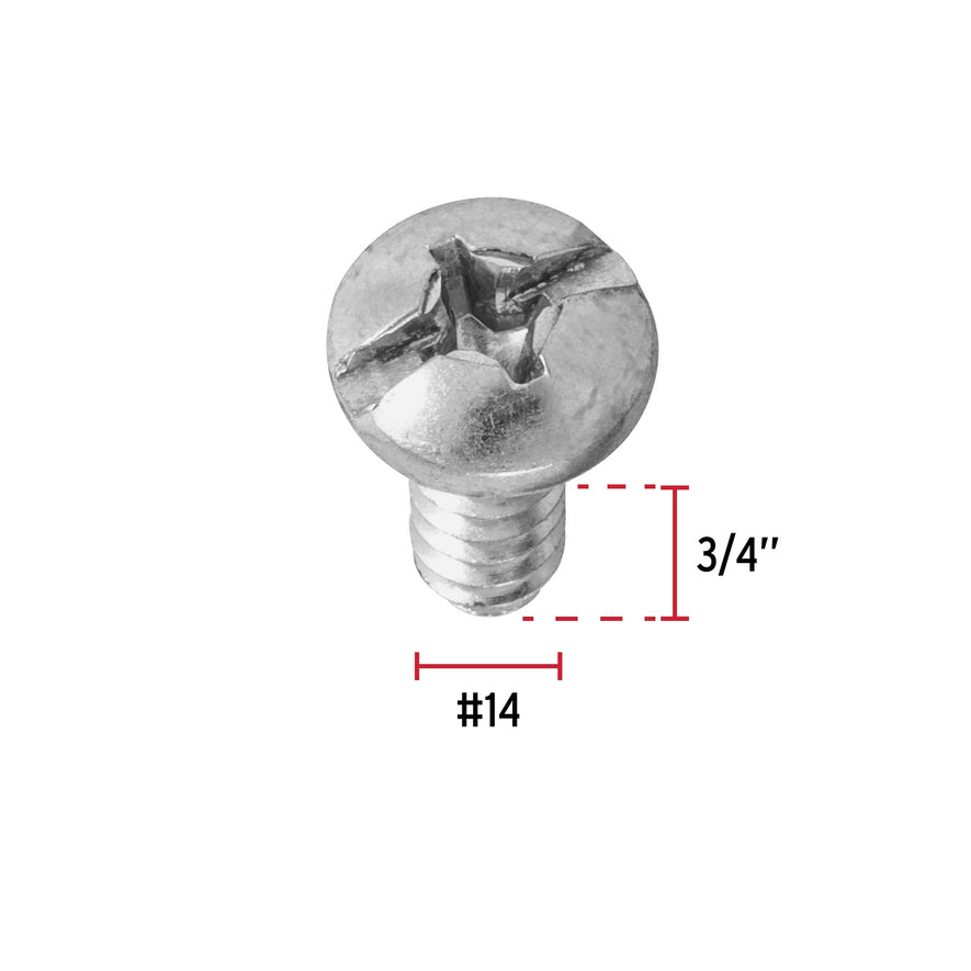 Bolsa con 100 pijas para lámina, #14 x 3/4', Fiero Caja con 6, 44432