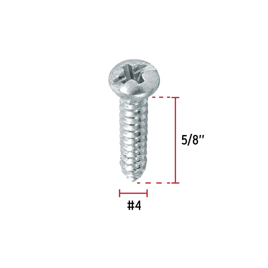 Bolsa con 200 pijas para lámina, #4 x 5/8', Fiero Caja con 6, 48713
