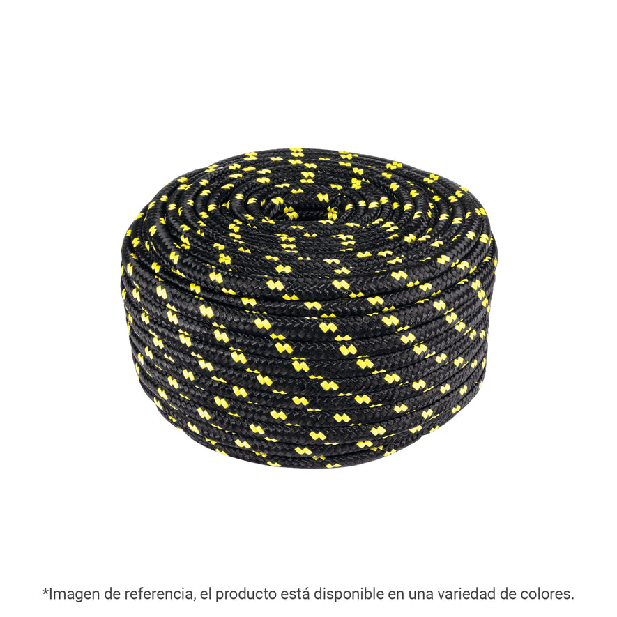 Piola de Polipropileno trenzada, multicolor, 10mm, 1 Kg Caja con 6, 49866