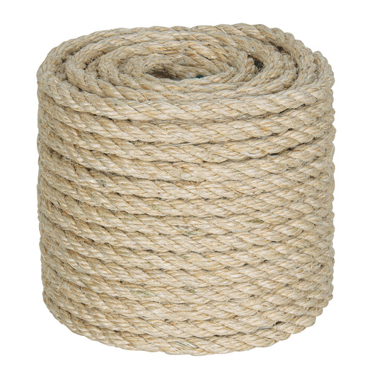 Piola de Sisal de 10 mm x 30 m natural, Fiero Caja con 3, 45660