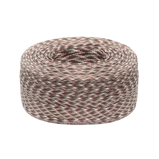 Piola de nylon paracord de 4mm, rollo, camo, 1kg, FIERO, 45579