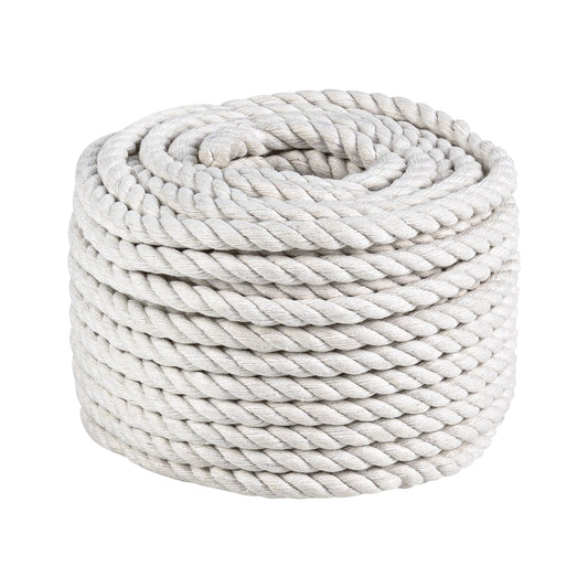 Piola de Algodón de 6 mm x 15 m natural, FIERO Caja con 9, 45692