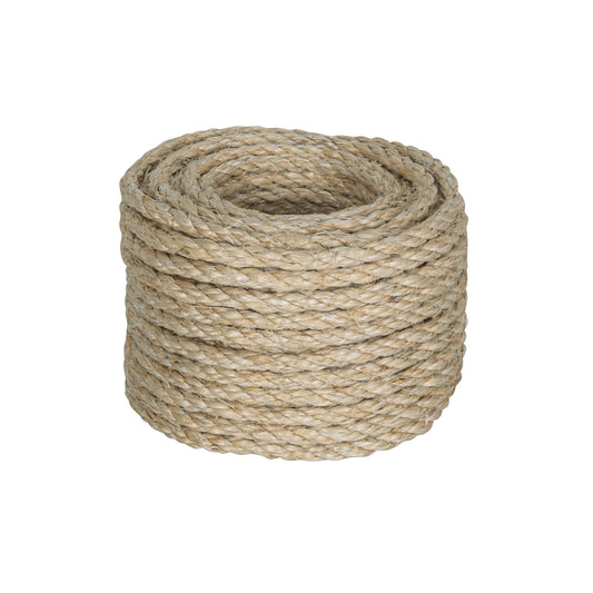 Piola de Sisal de 6 mm x 15 m natural, Fiero Caja con 9, 45655