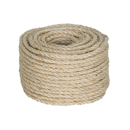 Piola de Sisal de 6 mm x 30 m natural, Fiero Caja con 6, 45656
