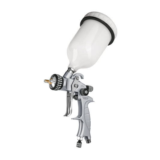 Pistola p/pintar gravedad HVLP vaso plástico, 1.4 mm, Expert, 14031